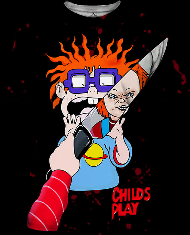 Chuckyand Chucky Fan Art PNG