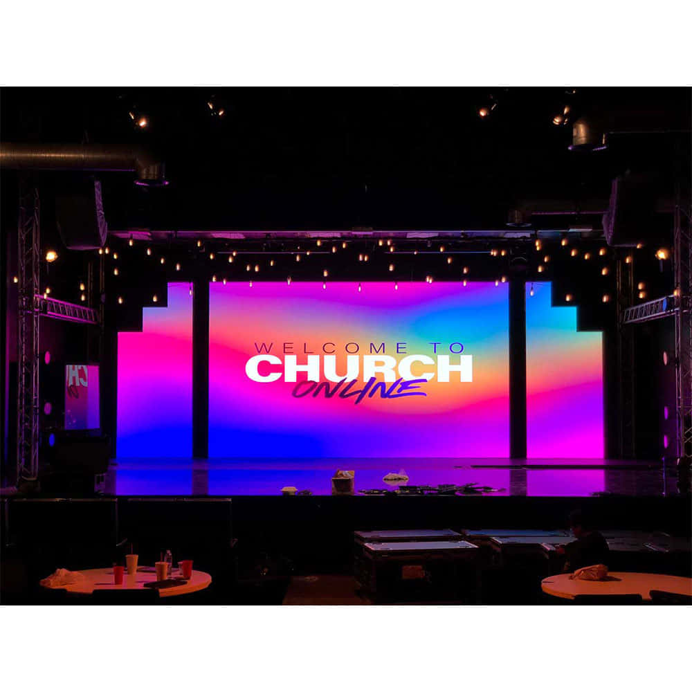 uplifting church stage design