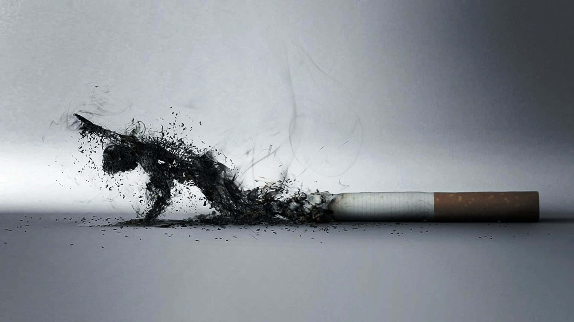 Zigaretteder Dämon Der Gesellschaft