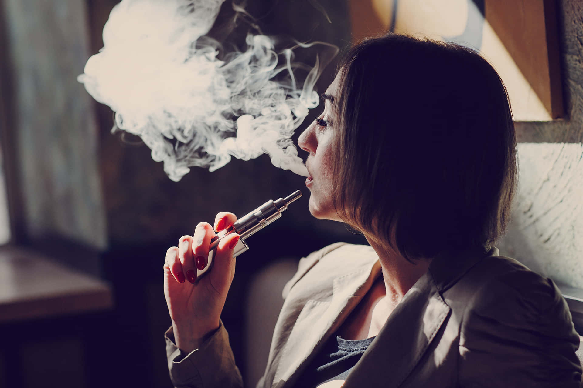 Genießedas Leben Mit Dem Geschmack Einer Zigarette