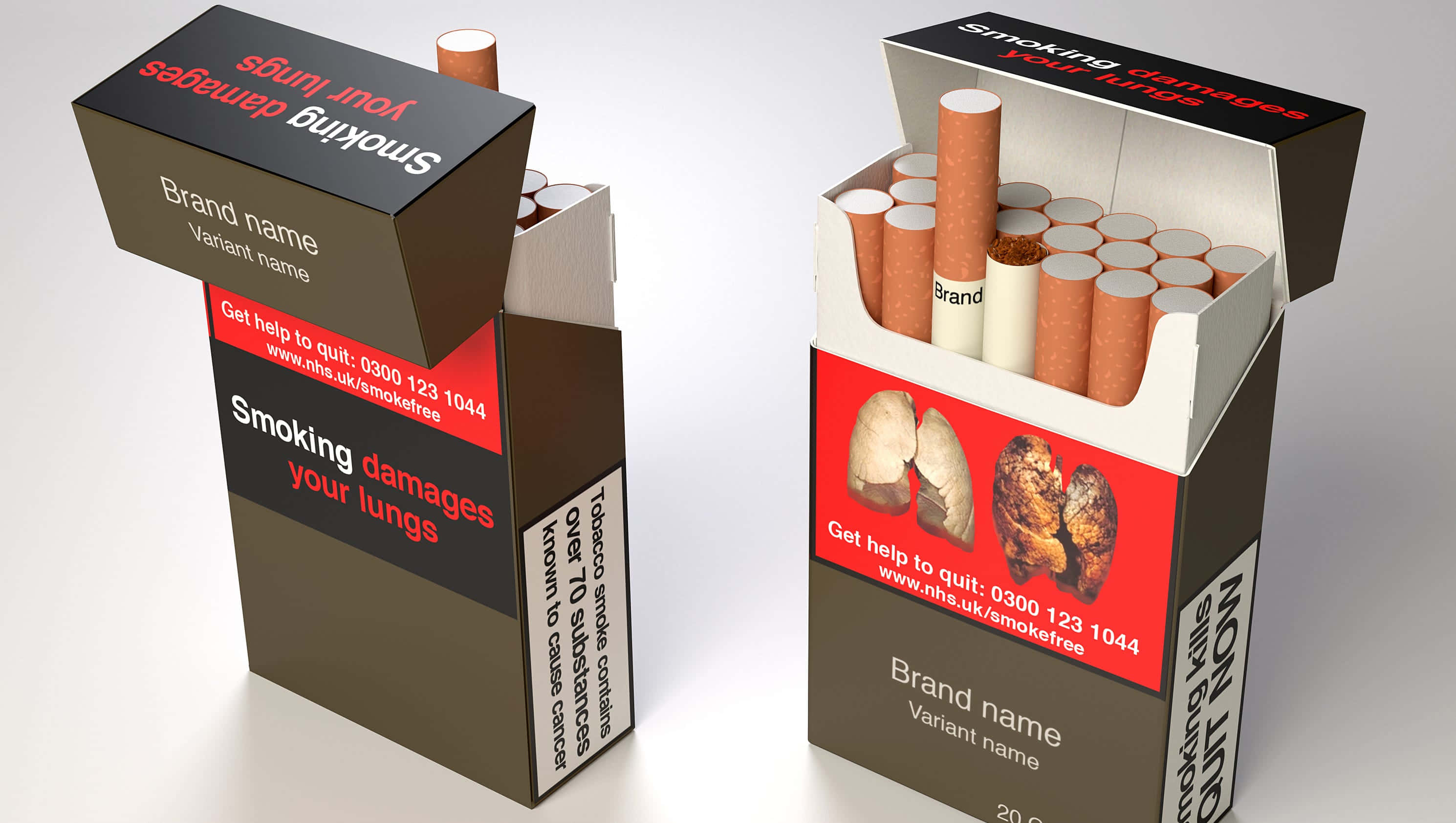 Billede af cigaretpakning fra Belgien