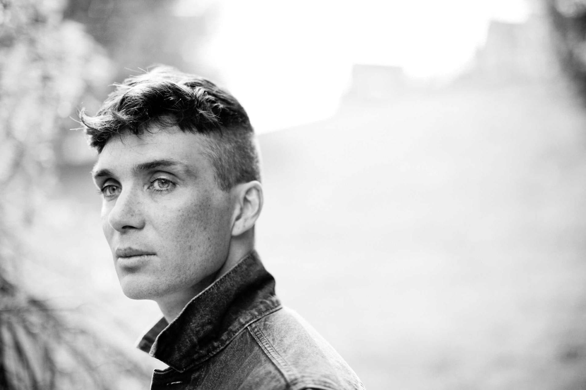 Cillian Murphy Black And White Photo Picture