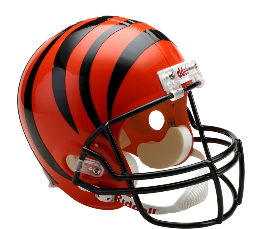Cincinnati Football Helmet Design PNG