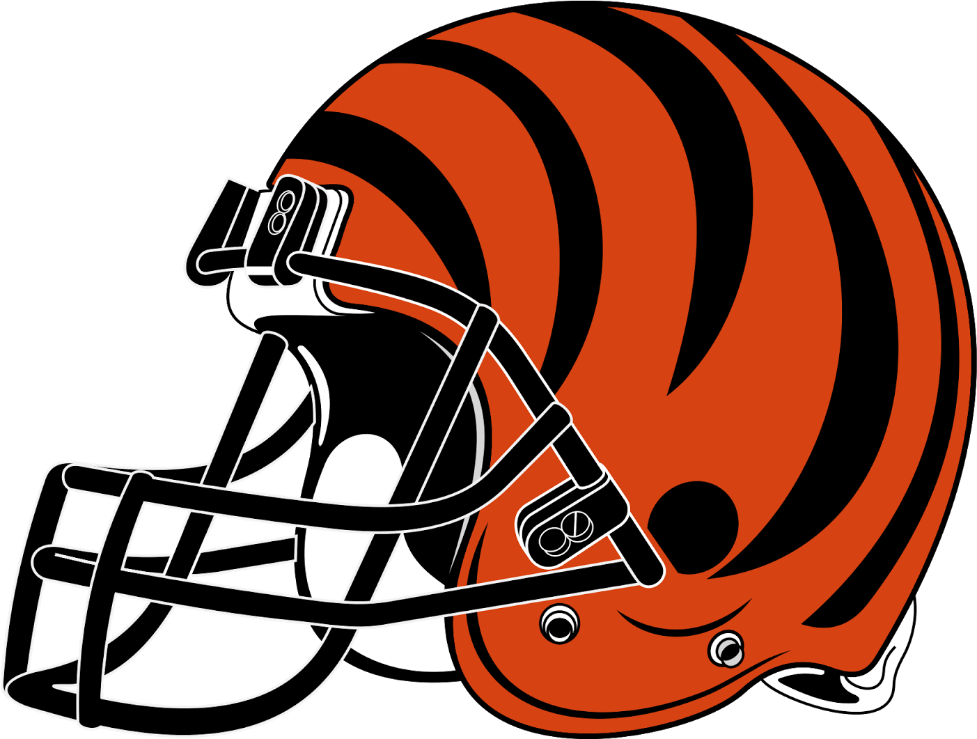 Cincinnati Football Helmet Graphic PNG