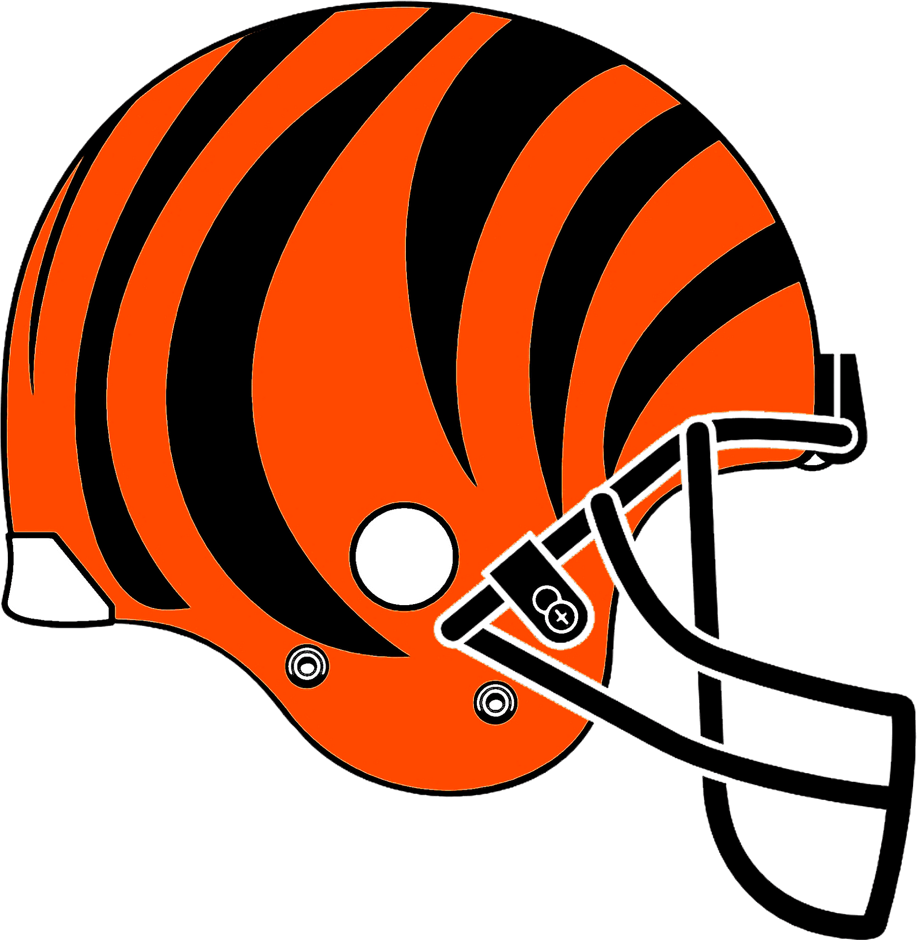 Cincinnati Football Helmet Graphic PNG