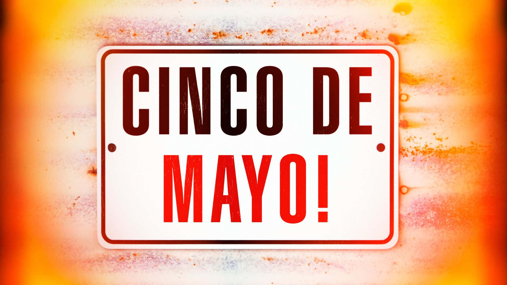 A Sign That Says Cinco De Mayo Wallpaper