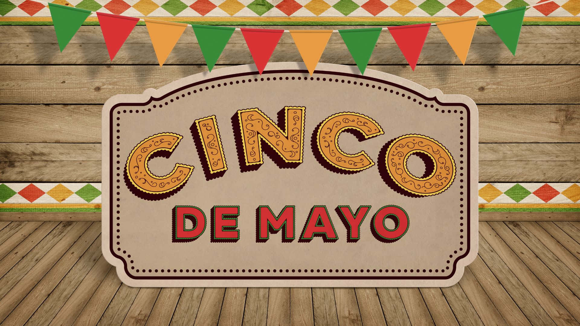 Celebrael Cinco De Mayo Con Una Fiesta. Fondo de pantalla