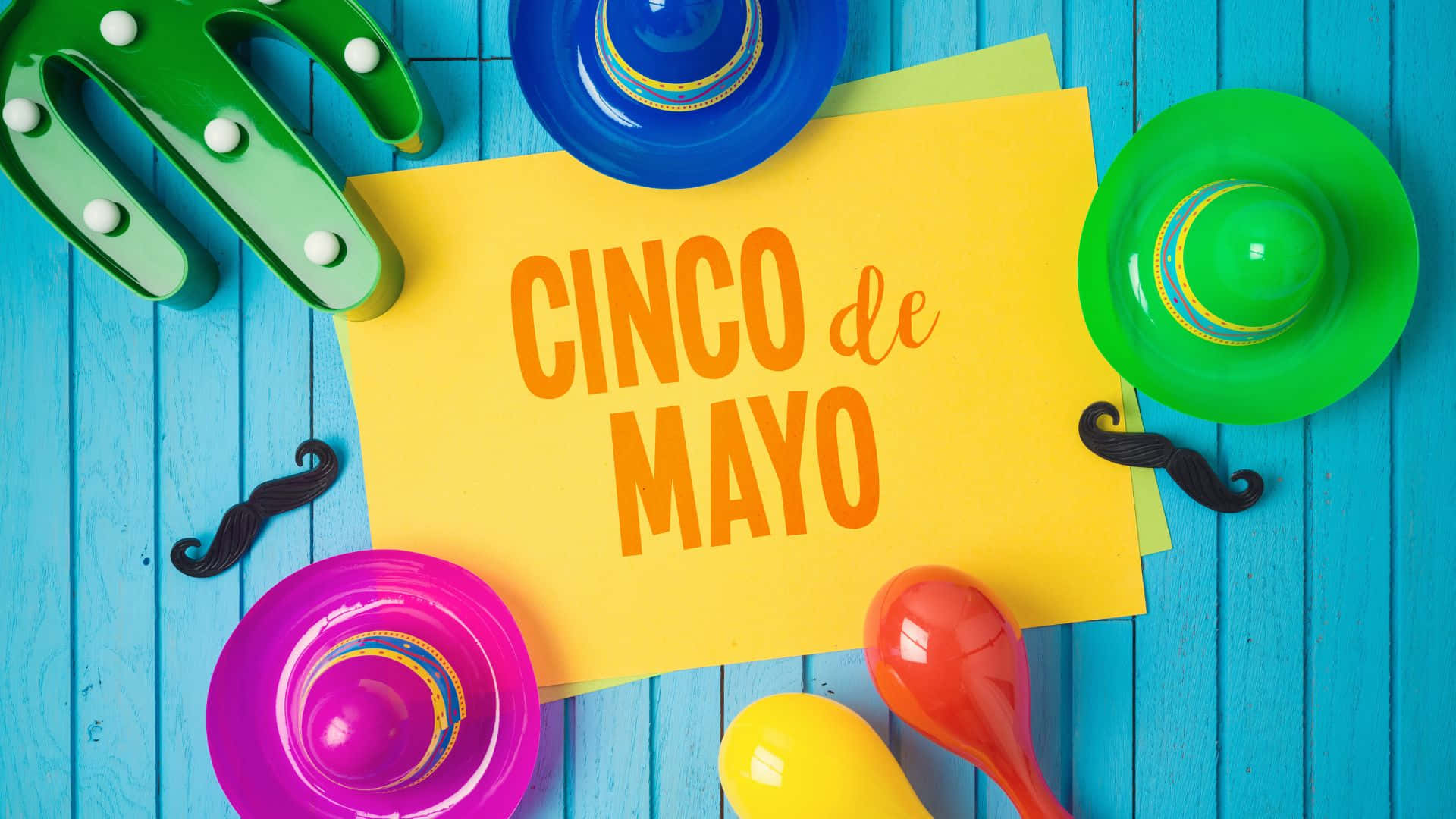 Fejrcinco De Mayo Med Mariachi, Fiesta Og Sjov. Wallpaper