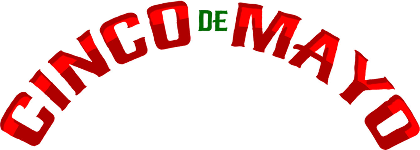 Cincode Mayo Red Text PNG