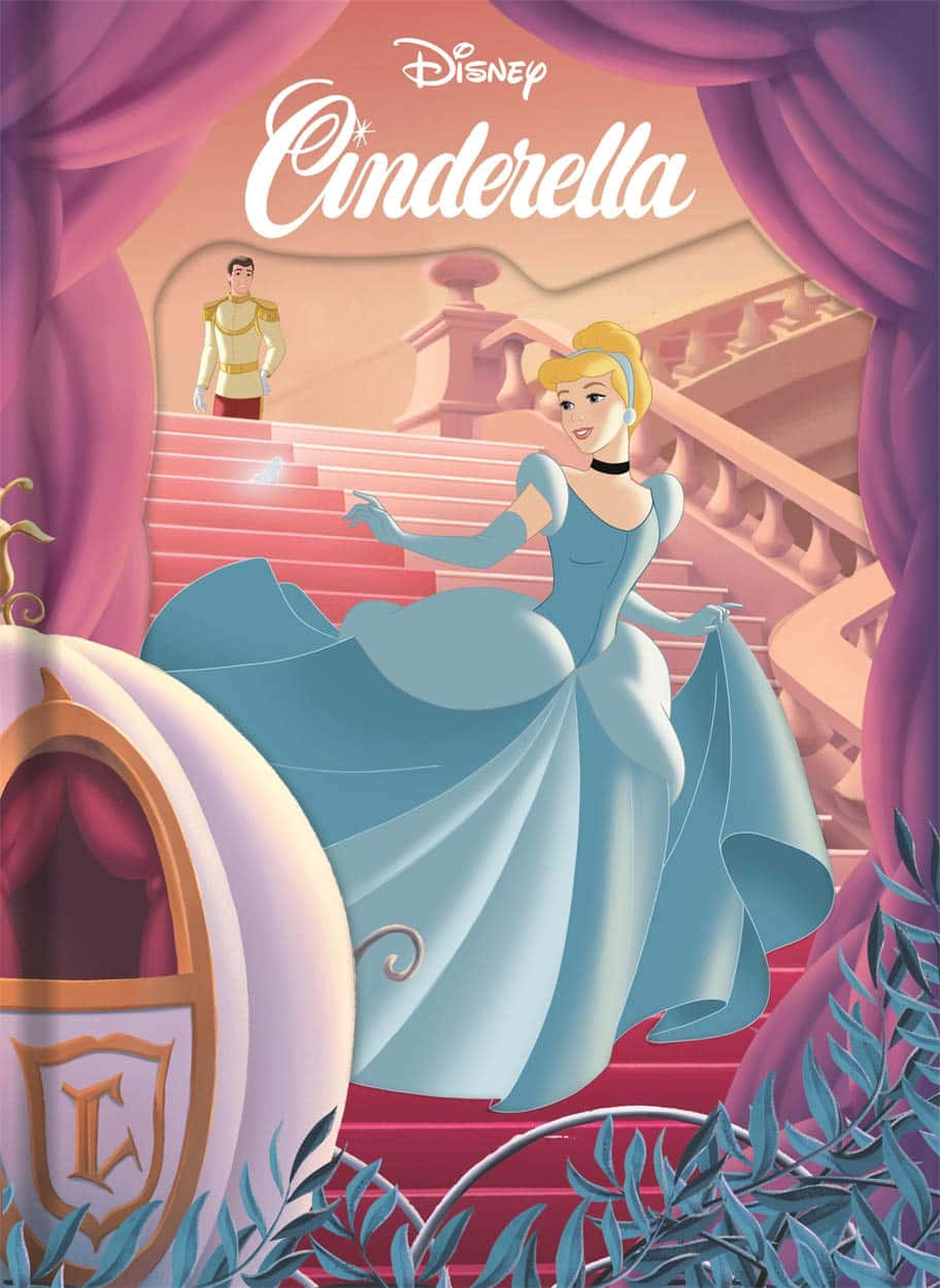Dieikonische Szene Von Cinderella Auf Dem Ball, Wie Sie Ihr Märchen Lebt