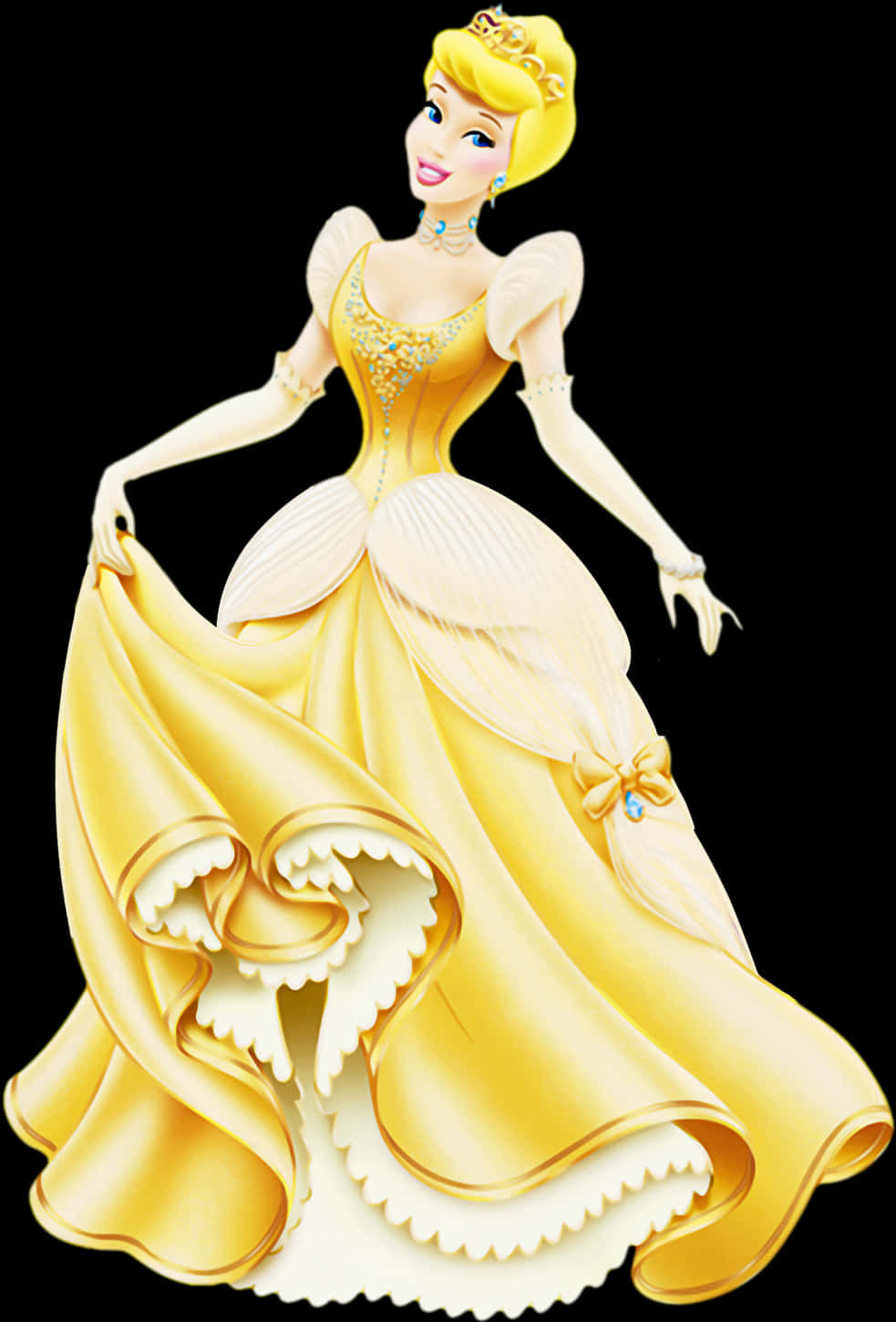 Cinderella Classic Animated Princess PNG