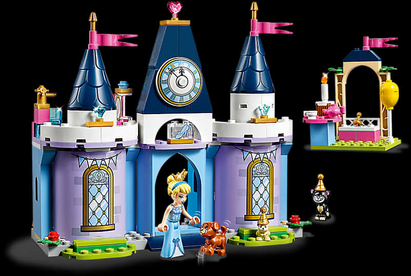 Cinderella Lego Castle Playset PNG