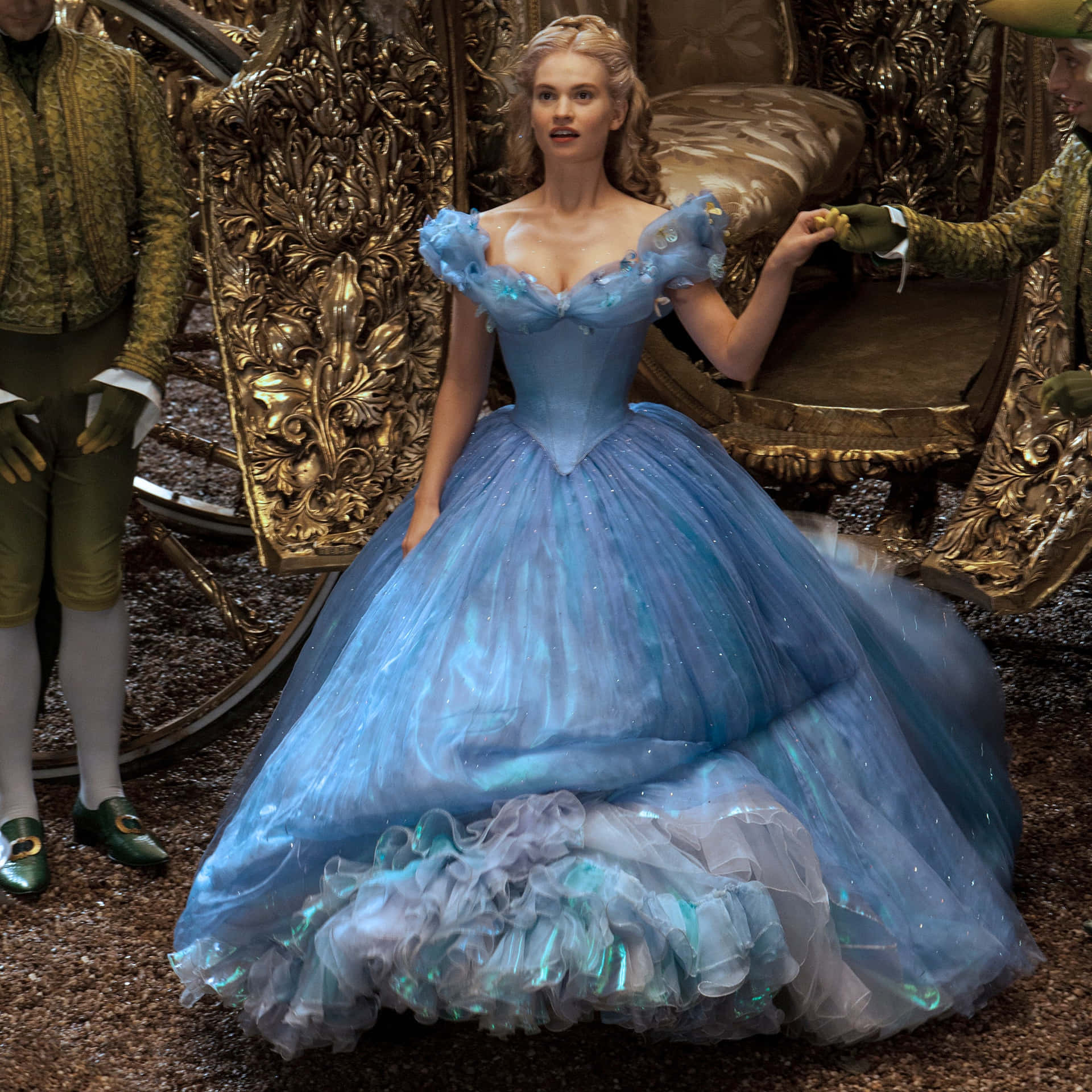Cinderella's fairy godmother makes magic happen