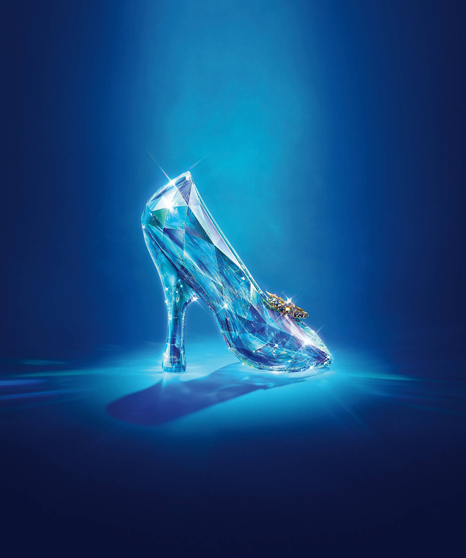 Cinderella's Brilliant Glass Slipper Wallpaper