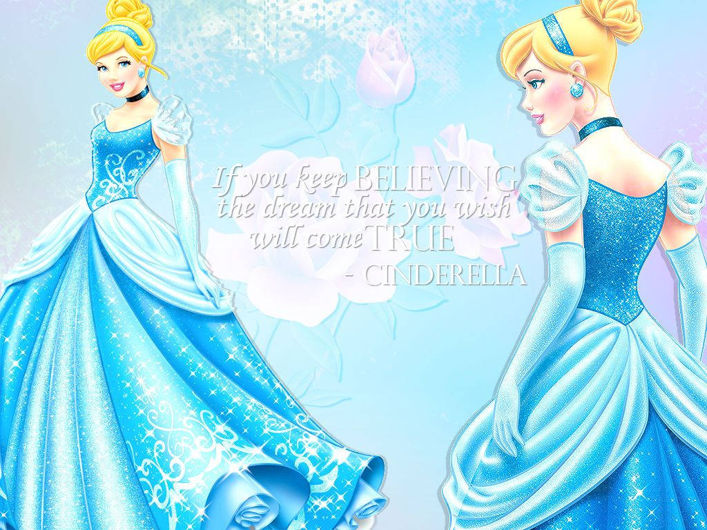 Cinderella's Inspiring Quotation Wallpaper