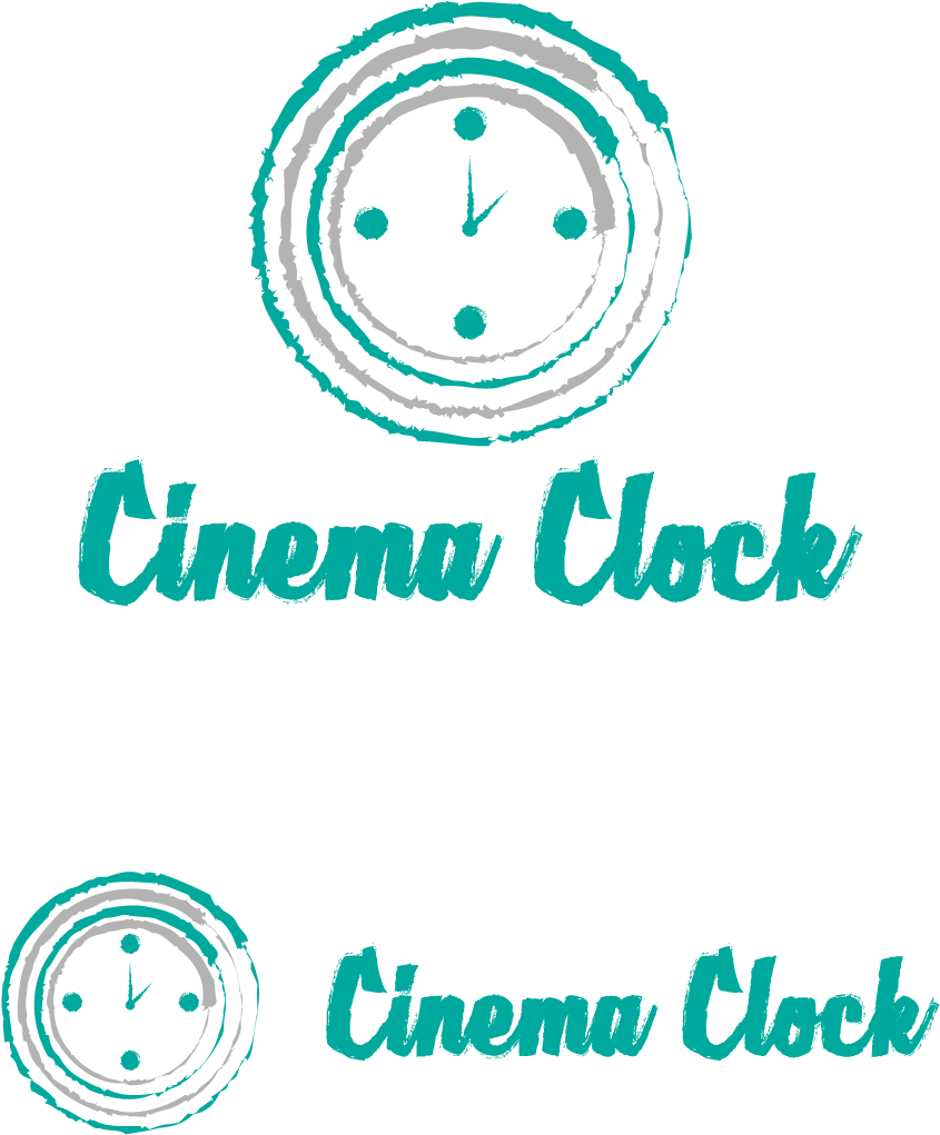 Cinema Clock Logo PNG