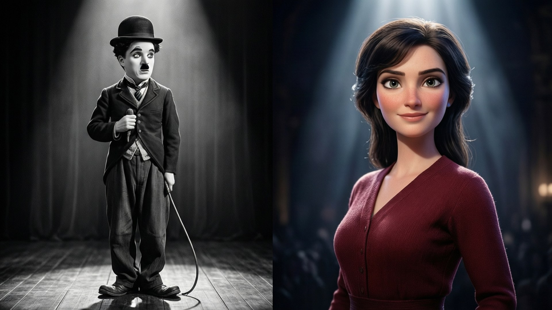 Silent film vs modern animation