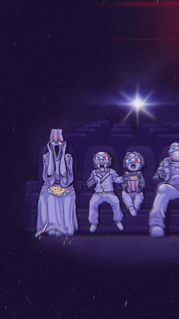 Cinema Ghostsand Astronauts Wallpaper