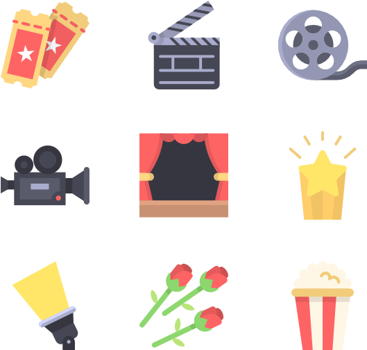 Cinema Icons Collection PNG