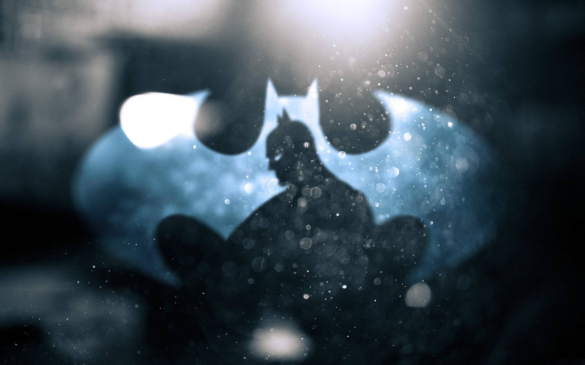 Cinematic Batman Logo Wallpaper