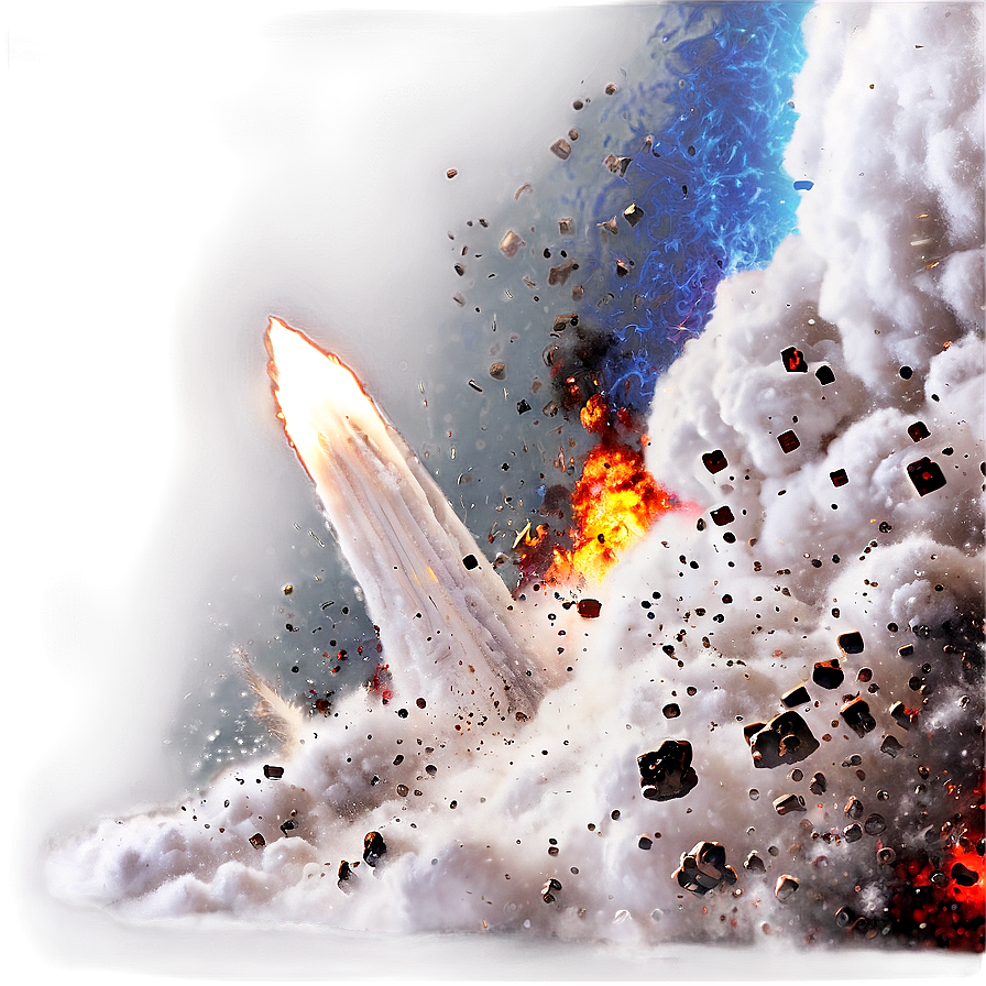 Cinematic Explosion Rendering Png 23 PNG