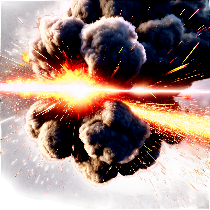 Cinematic Explosion Rendering Png 7 PNG
