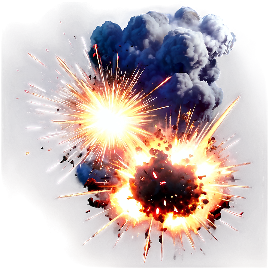 Cinematic Explosion Rendering Png Prg PNG