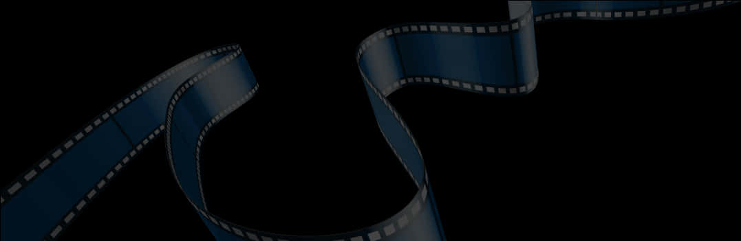 Cinematic Film Strip Unfurling PNG