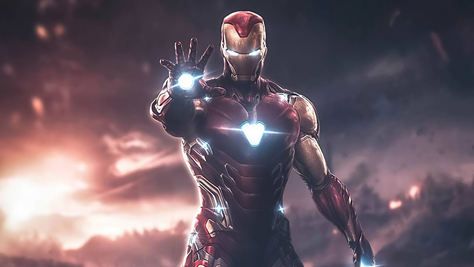 Fotocinematografica Di Iron Man, Il Supereroe Sfondo