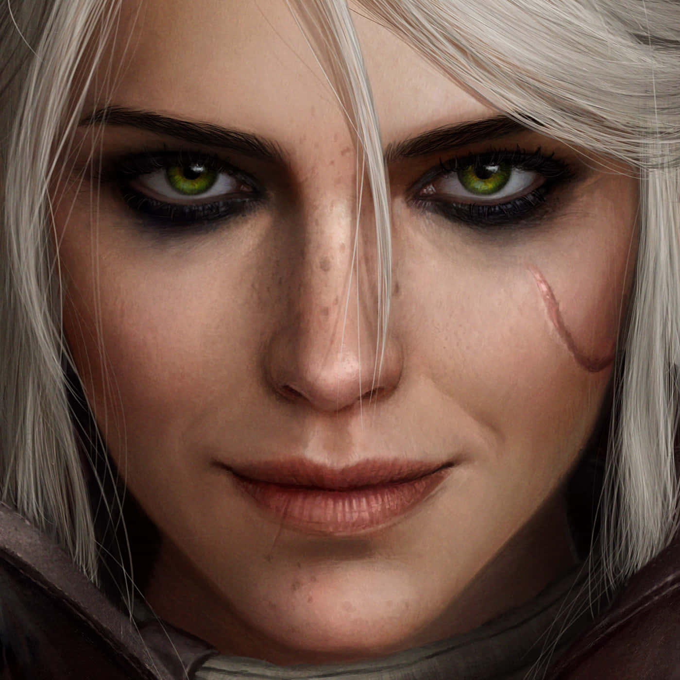 Cinematic Portrait Of Ciri From The Witcher Wallpaper