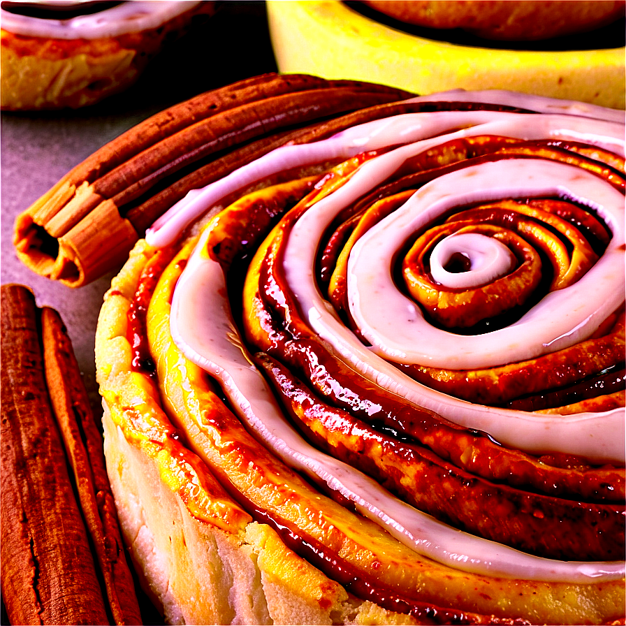 Cinnamon Roll Pie Png 6 PNG