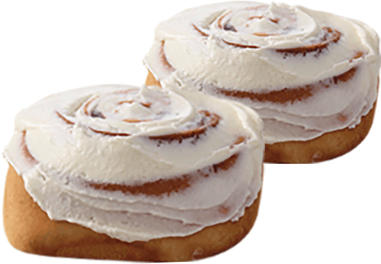 Cinnamon Rollswith Icing PNG