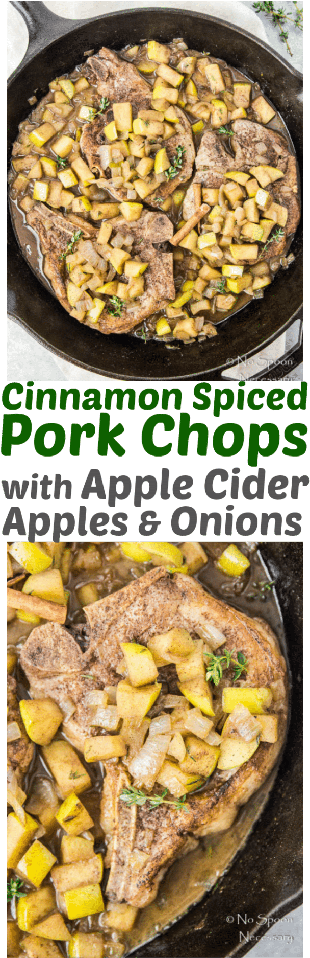 Cinnamon Spiced Pork Chopswith Apple Cider PNG