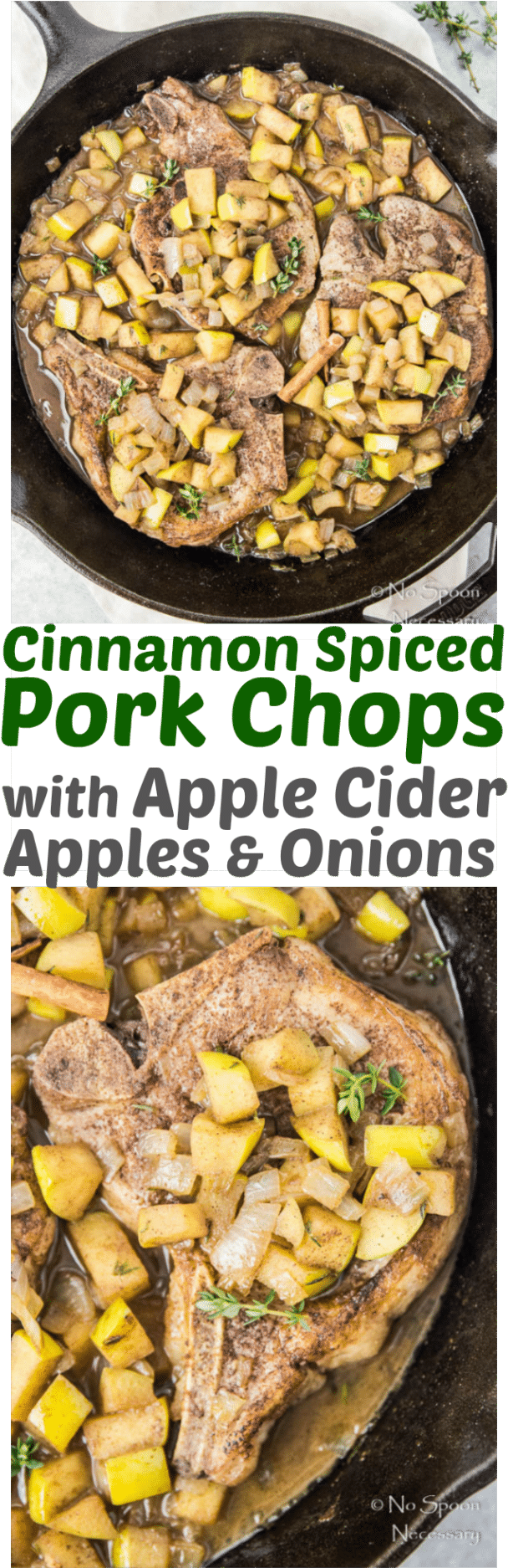 Download Cinnamon Spiced Pork Chopswith Apple Cider | Wallpapers.com