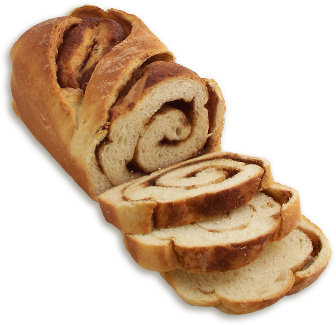 Cinnamon Swirl Bread Slices PNG