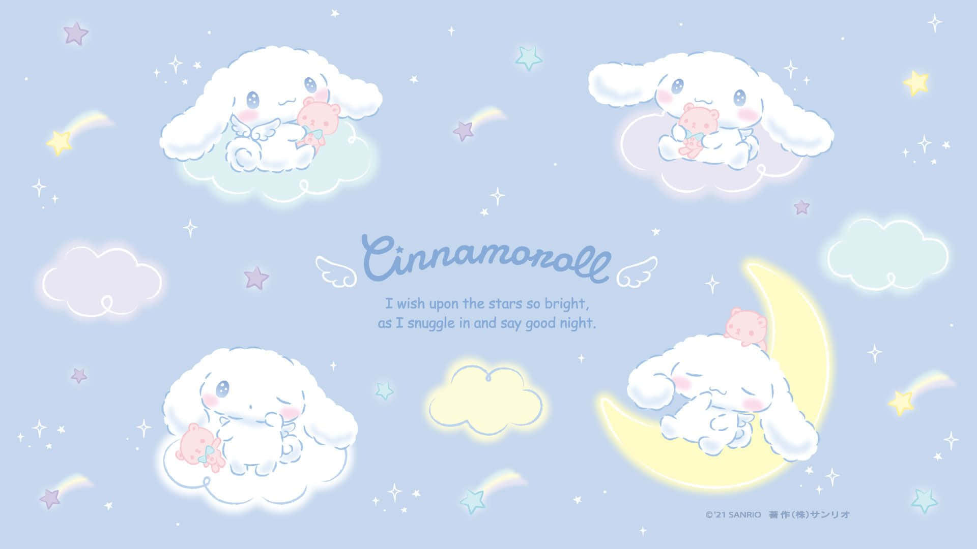 Bring Joy with Cinnamoroll Desktop Wallpaper