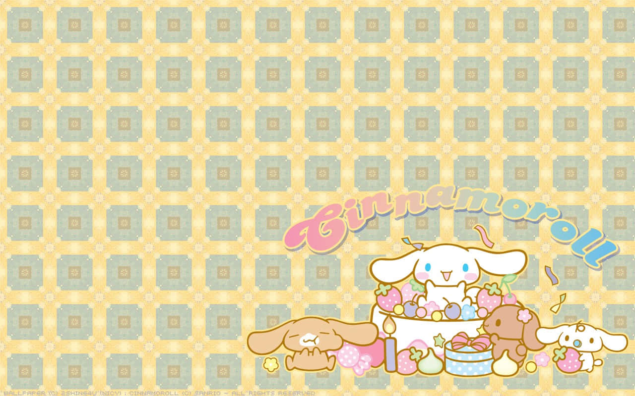 Is there a cuter desktop wallpaper than this adorable Cinnamoroll? Wallpaper