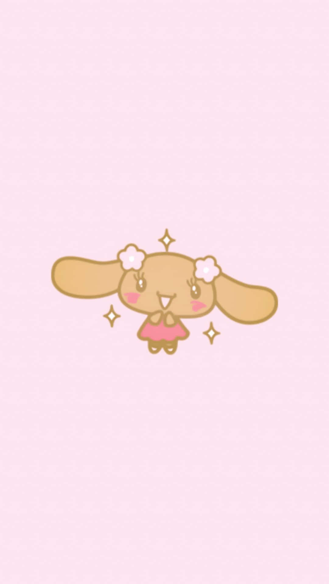 Cinnamoroll Vriend Mocha Roze Achtergrond Achtergrond