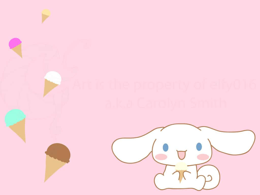 Get a colorful and helpful companion with Cinnamoroll Laptop! Wallpaper