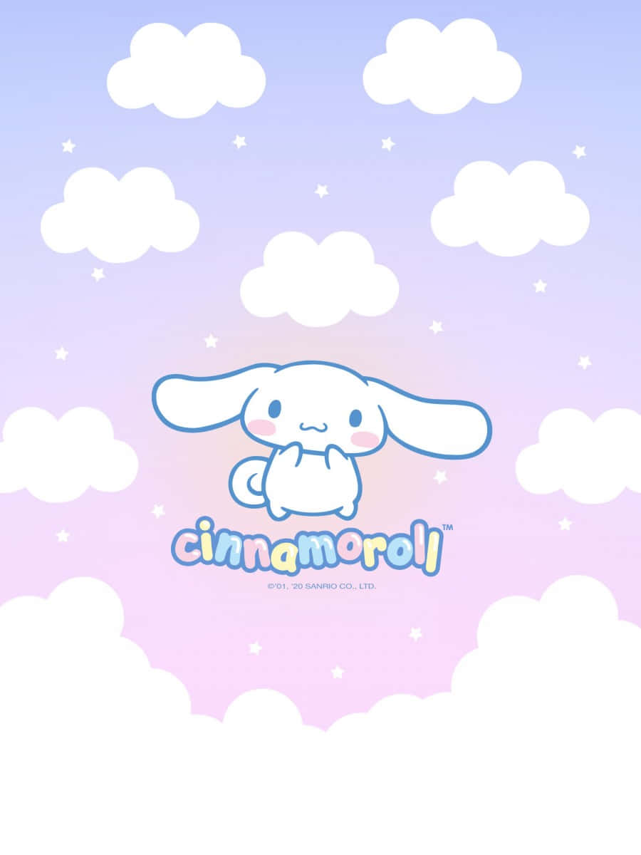 Talk a Walk in the Clouds with Your Cinnamoroll Phone Wallpaper