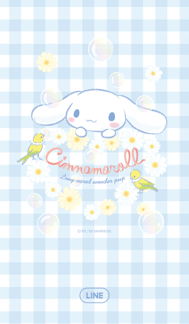 Phone calls with Cinnamoroll are twice as sweet! Wallpaper