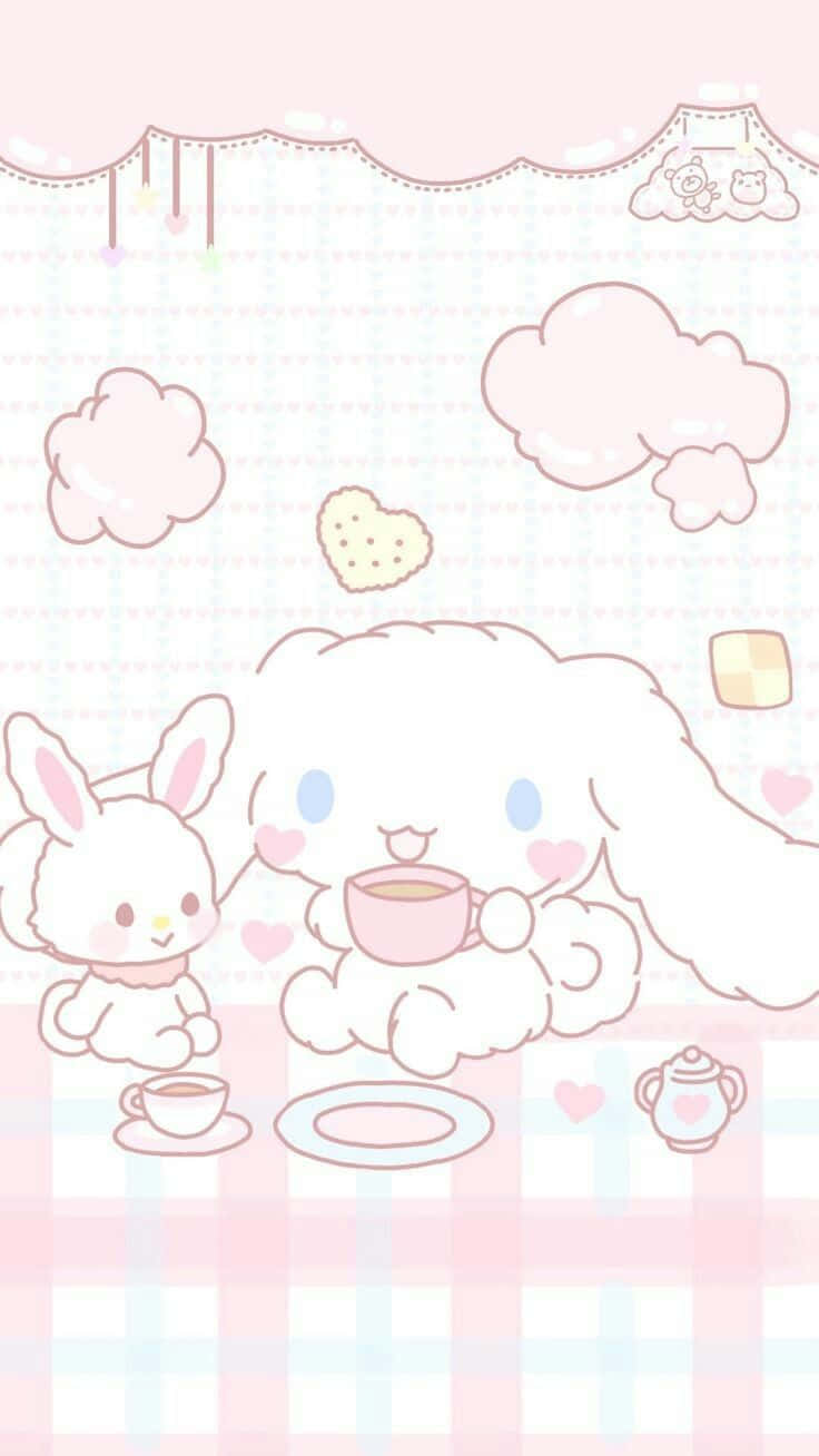 Stay connected with Cinnamoroll Phone Wallpaper