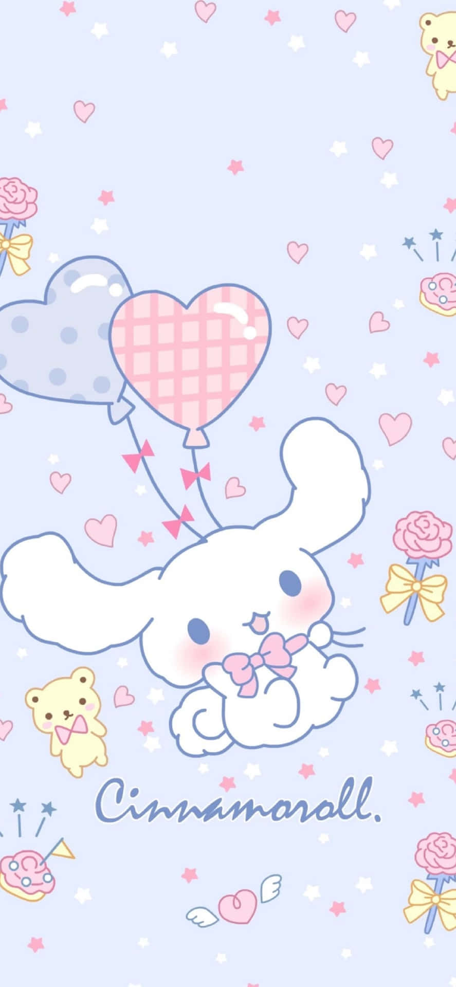 Joining the fun with Cinnamoroll Sanrio! Wallpaper