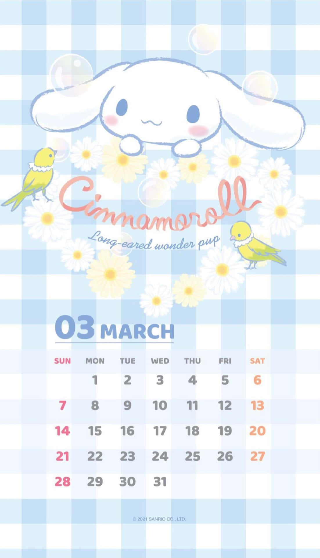 The loveable Cinnamoroll showing off his signature moves! Wallpaper