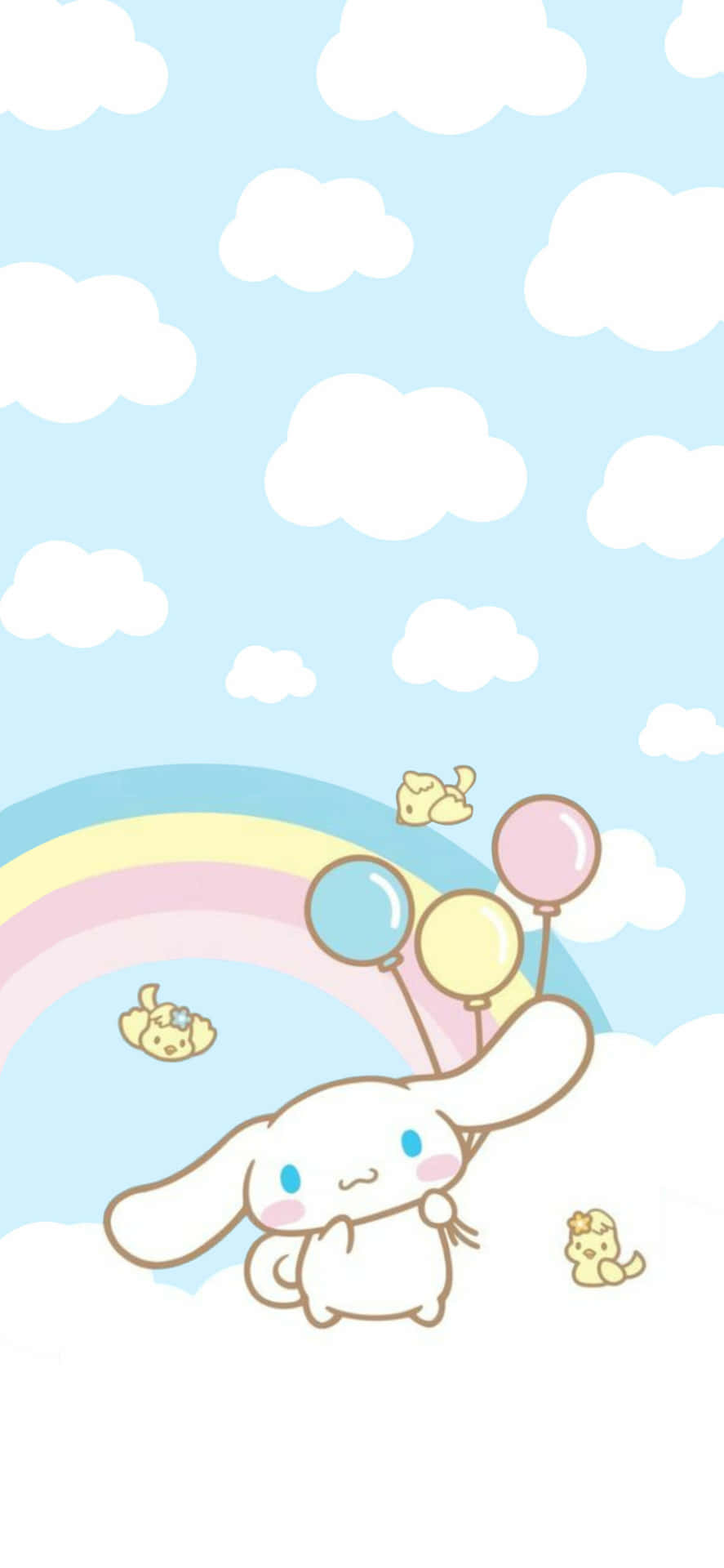 "Let the Magic of Cinnamoroll Brighten your Day!" Wallpaper