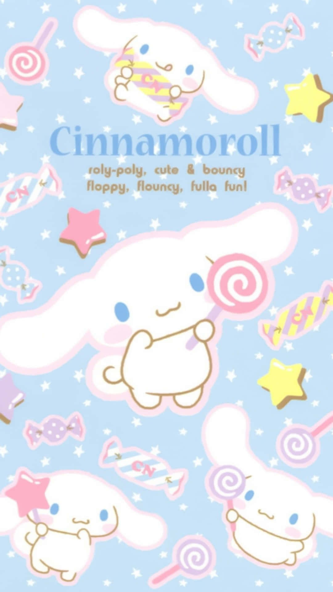 Enjoying Sweet Moments with Cinnamoroll Wallpaper
