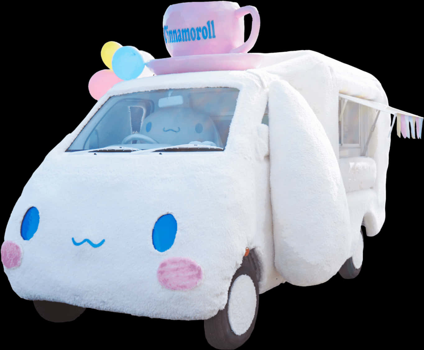 Cinnamoroll Themed Vehicle PNG