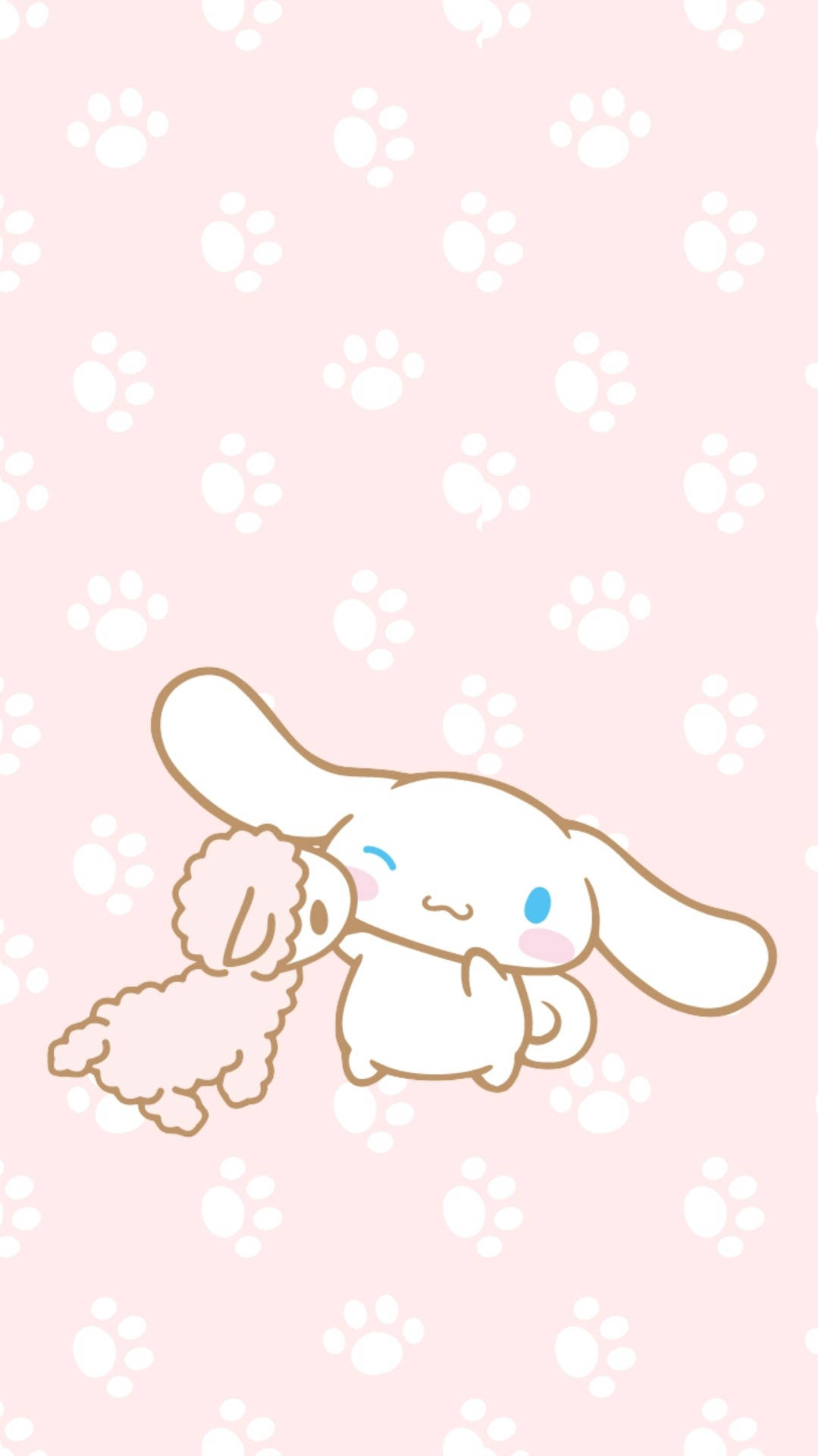 Cinnamoroll With A Baby Sheep Wallpaper