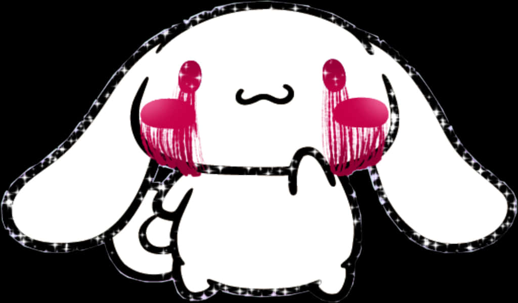 Cinnamoroll With Blush Stickers PNG