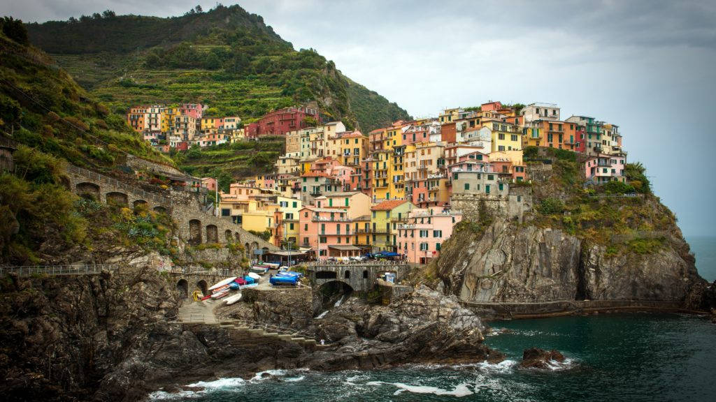 Cinque Terre Italy 4k Desktop